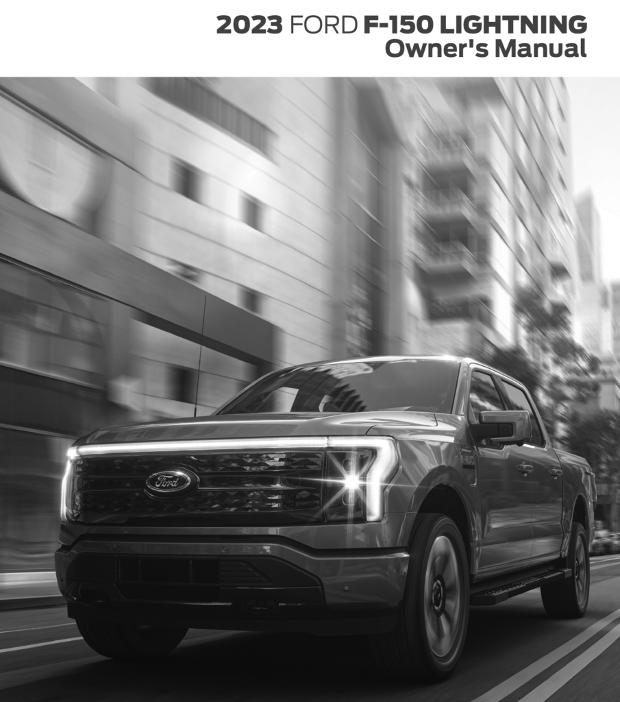 2023 FORD F 150 OWNERS MANUAL PDF FREE DOWNLOAD visual data 2